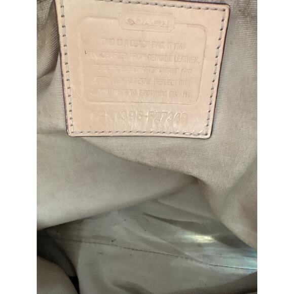 Coach Peyton Brown Leather Tote Shoulder Bag F27349 - Picture 5 of 8